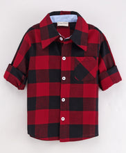 Load image into Gallery viewer, Checkered Full Sleeves Shirt