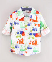 Load image into Gallery viewer, Vehicles Full Sleeves Shirt - Offwhite