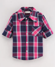 Load image into Gallery viewer, Checkered Full Sleeves Shirt