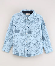 Load image into Gallery viewer, Balloons Full Sleeves Shirt - Blue