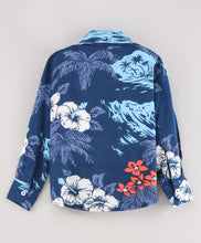 Load image into Gallery viewer, Floral Full Sleeves Shirt - Blue
