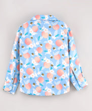 Load image into Gallery viewer, Orange Bee Full Sleeves Shirt - Blue