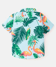 Load image into Gallery viewer, Flamingo Printed Half Sleeves Shirt