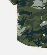 Load image into Gallery viewer, Camouflage Printed Half Sleeves Shirt