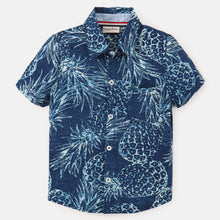 Load image into Gallery viewer, Pineapple Printed Half Sleeves Shirt