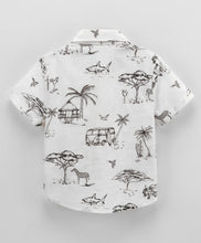 Load image into Gallery viewer, Beach Printed Half Sleeves Shirt