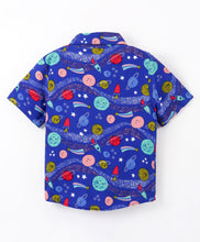 Load image into Gallery viewer, Universe Printed Half Sleeves Shirt