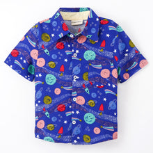 Load image into Gallery viewer, Universe Printed Half Sleeves Shirt