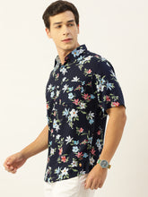Load image into Gallery viewer, Floral Printed Half Sleeves Mens Shirt