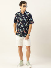 Load image into Gallery viewer, Floral Printed Half Sleeves Mens Shirt