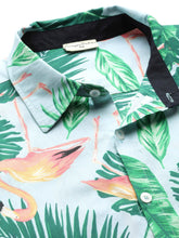 Load image into Gallery viewer, Flamingo Printed Half Sleeves Mens Shirt