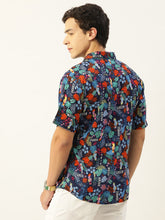 Load image into Gallery viewer, Jungle Printed Half Sleeves Mens Shirt