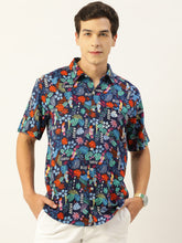 Load image into Gallery viewer, Jungle Printed Half Sleeves Mens Shirt