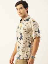 Load image into Gallery viewer, Beach Printed Half Sleeves Mens Shirt