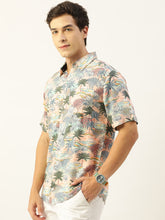 Load image into Gallery viewer, Beach Printed Half Sleeves Mens Shirt