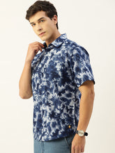 Load image into Gallery viewer, Tie and Dye Printed Half Sleeves Mens Shirt