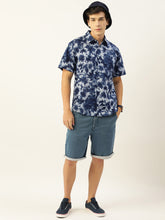 Load image into Gallery viewer, Tie and Dye Printed Half Sleeves Mens Shirt