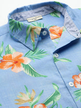 Load image into Gallery viewer, Floral Printed Half Sleeves Mens Shirt