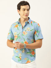 Load image into Gallery viewer, Floral Printed Half Sleeves Mens Shirt
