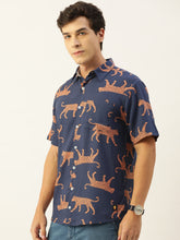 Load image into Gallery viewer, Jaguar Printed Half Sleeves Mens Shirt
