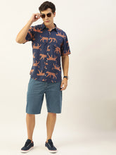 Load image into Gallery viewer, Jaguar Printed Half Sleeves Mens Shirt