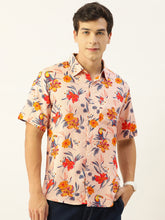 Load image into Gallery viewer, Floral Printed Half Sleeves Mens Shirt