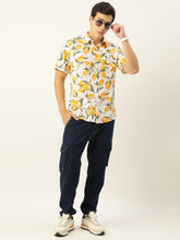 Load image into Gallery viewer, Lemons Printed Half Sleeves Mens Shirt