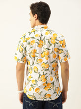 Load image into Gallery viewer, Lemons Printed Half Sleeves Mens Shirt