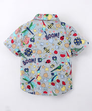 Load image into Gallery viewer, Abstract Printed Half Sleeves Shirt