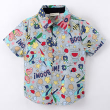 Load image into Gallery viewer, Abstract Printed Half Sleeves Shirt