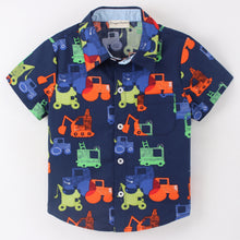 Load image into Gallery viewer, Tractors Printed Half Sleeves Shirt