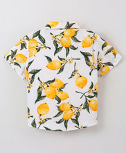 Load image into Gallery viewer, Lemons Printed Half Sleeves Shirt