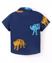 Load image into Gallery viewer, Tigers Printed Half Sleeves Shirt