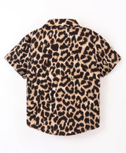 Load image into Gallery viewer, Animal Print Half Sleeves Shirt