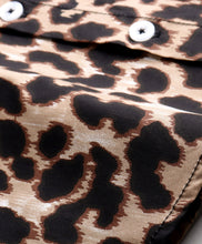 Load image into Gallery viewer, Animal Print Half Sleeves Shirt