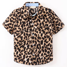 Load image into Gallery viewer, Animal Print Half Sleeves Shirt