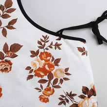 Load image into Gallery viewer, CrayonFlakes Soft and comfortable Floral Print Half Sleeve Strap Set