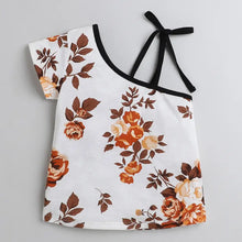 Load image into Gallery viewer, CrayonFlakes Soft and comfortable Floral Print Half Sleeve Strap Set