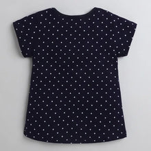 Load image into Gallery viewer, CrayonFlakes Soft and comfortable Polka Print Half Sleeve Bow Set