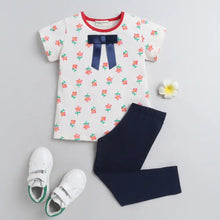 Load image into Gallery viewer, CrayonFlakes Soft and comfortable Flowers Printed Leggings Set