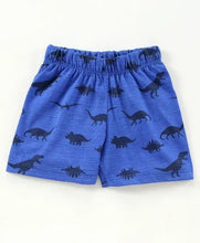 Load image into Gallery viewer, CrayonFlakes Soft and comfortable Dinosaur Printed Half Sleeves Set