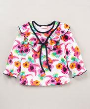 Load image into Gallery viewer, Floral Vee Frill Top Leggings Set