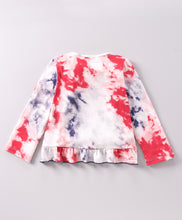 Load image into Gallery viewer, Tie and Dye Frill Top and Bootcut Pants Set