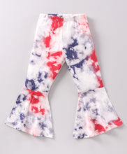 Load image into Gallery viewer, Tie and Dye Frill Top and Bootcut Pants Set
