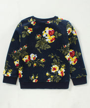 Load image into Gallery viewer, Floral Polar Fleece Sweatshirt Jogger Set