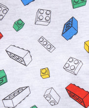 Load image into Gallery viewer, Blocks Printed Sweatshirt Jogger Set - Offwhite