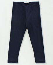 Load image into Gallery viewer, Jacquard Polar Fleece Dress Leggings Set - Navy