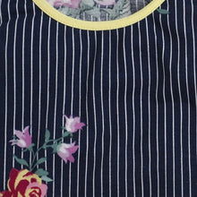Load image into Gallery viewer, CrayonFlakes Soft and comfortable Floral Striped Printed Set
