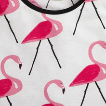 Load image into Gallery viewer, CrayonFlakes Soft and comfortable Flamingo Printed Sleeveless Set