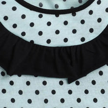 Load image into Gallery viewer, CrayonFlakes Soft and comfortable Polka Printed Yoke Frill Set